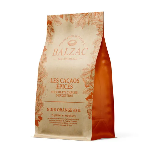 Balzac Schokolade Zartbitter-Orange 63 %